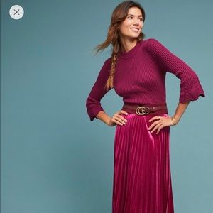 NWT Anthropology Michael Stars Ribbed Pullover